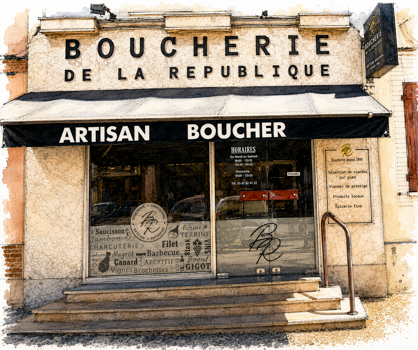 Une boucherie comme avant